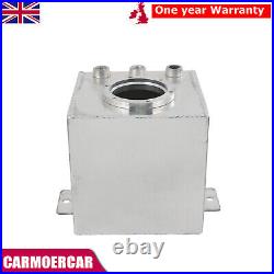 2L High Flow Swirl Fuel Surge Pot Tank AN6 For 044 External Fuel Pump Aluminum