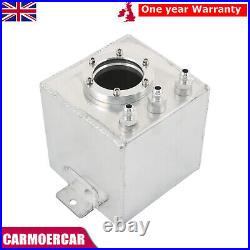 2L High Flow Swirl Fuel Surge Pot Tank AN6 For 044 External Fuel Pump Aluminum