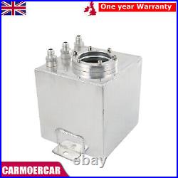 2L High Flow Swirl Fuel Surge Pot Tank AN6 For 044 External Fuel Pump Aluminum