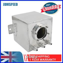 2L High Flow Swirl Fuel Surge Tank Aluminum AN6 Fit For 044 External Fuel Pump