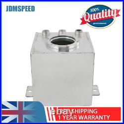 2L High Flow Swirl Fuel Surge Tank Aluminum AN6 Fit For 044 External Fuel Pump