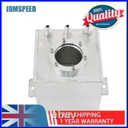2L High Flow Swirl Fuel Surge Tank Aluminum AN6 Fit For 044 External Fuel Pump