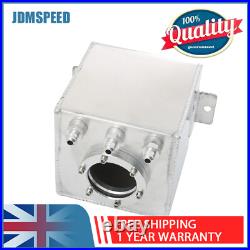 2L High Flow Swirl Fuel Surge Tank Aluminum AN6 Fit For 044 External Fuel Pump