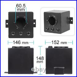 2l Black Billet Aluminum Fuel Surge Tank / Surge Tank + High Quality External 04