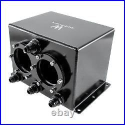 3 Litre Surge Tank Kit Black suits Twin Bosch 044 Fuel Pump E85 ALY-159BK 3L