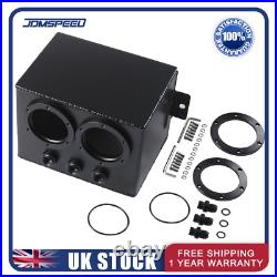 3L Aluminum High Flow Fuel Swirl Surge Pot Tank Fit Dual 044 External Fuel Pump