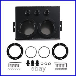 3L Aluminum High Flow Fuel Swirl Surge Pot Tank Fit Dual 044 External Fuel Pump