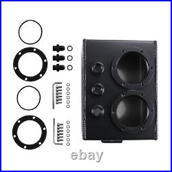 3L Aluminum High Flow Fuel Swirl Surge Pot Tank Fit Dual 044 External Fuel Pump
