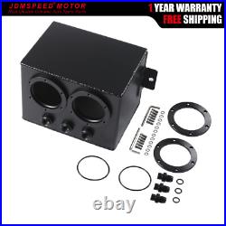 3L Aluminum High Flow Fuel Swirl Surge Pot Tank Fit Dual 044 External Fuel Pump