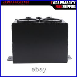 3L Aluminum High Flow Fuel Swirl Surge Pot Tank Fit Dual 044 External Fuel Pump