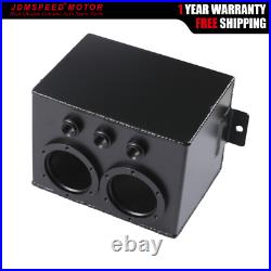 3L Aluminum High Flow Fuel Swirl Surge Pot Tank Fit Dual 044 External Fuel Pump