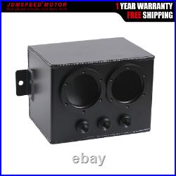3L Aluminum High Flow Fuel Swirl Surge Pot Tank Fit Dual 044 External Fuel Pump