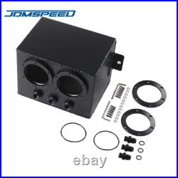 3L Aluminum High Flow Swirl Fuel Surge Pot Tank For Dual 044 External Fuel Pump