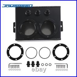 3L Aluminum High Flow Swirl Fuel Surge Pot Tank For Dual 044 External Fuel Pump
