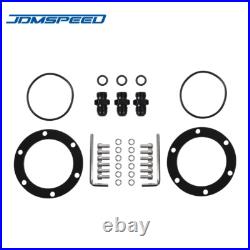 3L Aluminum High Flow Swirl Fuel Surge Pot Tank For Dual 044 External Fuel Pump