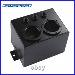 3L Aluminum High Flow Swirl Fuel Surge Pot Tank For Dual 044 External Fuel Pump