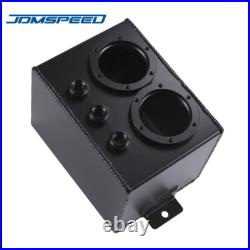 3L Aluminum High Flow Swirl Fuel Surge Pot Tank For Dual 044 External Fuel Pump