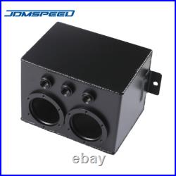 3L Aluminum High Flow Swirl Fuel Surge Pot Tank For Dual 044 External Fuel Pump