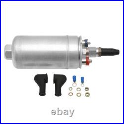 3L Black Dual Billet Fuel Surge Tank + 2 Pcs External 044 Fuel Pumps Universal