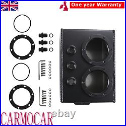 3L High Flow Fuel Filter Swirl Surge Pot Tank For 044 External Fuel Pump Black