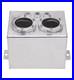 3L High Flow Swirl Fuel Surge Pot Tank For 044 External Fuel Pump AN6 Aluminum