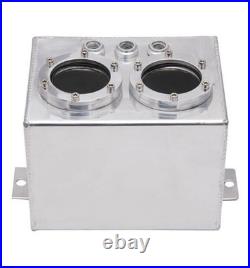 3L High Flow Swirl Fuel Surge Pot Tank For 044 External Fuel Pump AN6 Aluminum