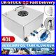 40L 10GAL Fuel Cell Surge Tank with Sensor 40 Litres + Foam AN10 Fitting Aluminium