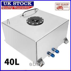 40L Fuel Cell Surge Tank with Sensor 40 Litres + Foam AN10 Fitting Aluminium 10GAL