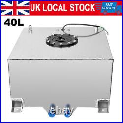 40L Fuel Cell Surge Tank with Sensor 40 Litres + Foam AN10 Fitting Aluminium 10GAL