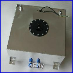 40litre 10 Gallon Aluminum Racing Fuel Cell Gas Tank with Level Sender Universal