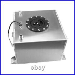 5 Gallon 20L Aluminum Racing Drift Fuel Cell Tank With Cap Outside UK