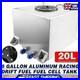 5 Gallon 20L Universal Aluminum Fuel Cell Gas Tank Black Practical Auto Car