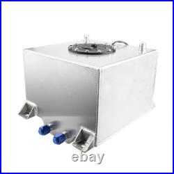 5 Gallon 20L Universal Aluminum Fuel Cell Gas Tank Black Practical Auto Car