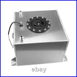5 Gallon 20L Universal Aluminum Fuel Cell Gas Tank Black Practical Auto Car