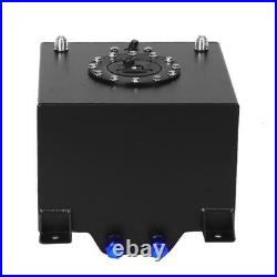 5 Gallon Black Aluminum Fuel Cell Gas Tank for Auto Car Universal Capacity