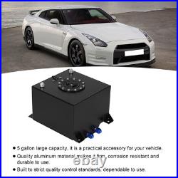 5 Gallon Fuel Cell Gas Tank Black Practical Auto Car Accessory
