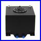 5 Gallon Universal Aluminum Fuel Cell Gas Tank Black Practical Auto Car