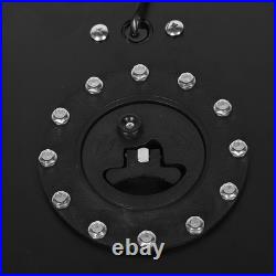 5 Gallon Universal Aluminum Fuel Cell Gas Tank Black Practical Auto Car
