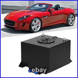 5 Gallon Universal Aluminum Fuel Cell Gas Tank Black Practical Auto Car Acc SG