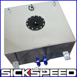 60 Liter/15 Gallon Aluminum Fuel Cell Tank With Cap And Level Gauge Sender P3