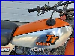 79 1979 TT500 TT 500 perfect dentless gas fuel petrol tank orange alloy aluminum