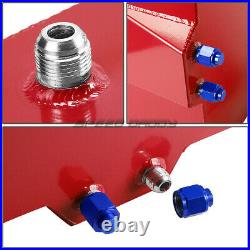 8 Gallon Red Aluminum Fuel Cell Gas Tank+cap+level Sender+nylon Fuel Line Kit