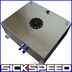 80 Liter/20 Gallon Aluminum Fuel Cell Tank With Cap And Level Gauge Sender P2