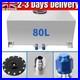 80L 20Gallon Aluminum Fuel Cell Surge Tank With Sensor Cap & Foam Silver Universal