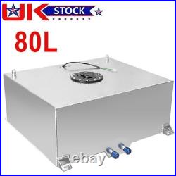 80L Fuel Cell Surge Tank with Sensor 80 Litres + Foam AN10 Fitting Aluminium 20GAL