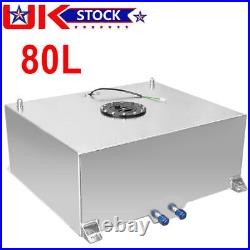 80L Fuel Surge tank mirror polished Fuel cell foam inside with sensor 20 Gallon