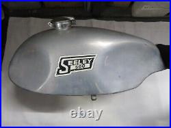 8198 Lb Norton Motorcycle Fuel Tank Aluminium For Seeley Racing Bike