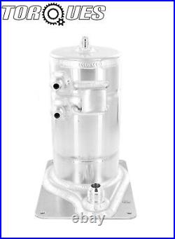 AN-6 / AN-10 1.6 Litre Aluminium Vertically Mounted Fuel Pump Swirl Pot Tank