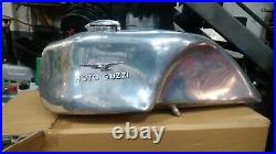 Aluminium Moto Guzzi fuel tank. Cafe racer project