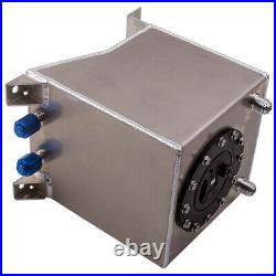 Aluminum 10L 2.5 Gallon Fuel Cell Tank for all Vehicles Polished Lightweight